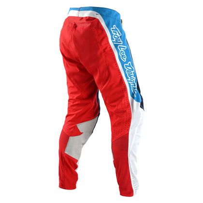 Pantalón de motocross TroyLee design SE PRO QUATTRO NAVY/RED 2022