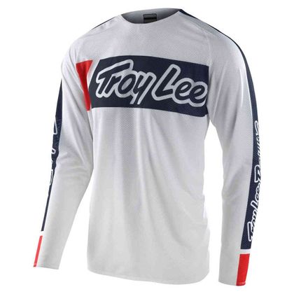 Camiseta de motocross TroyLee design SE PRO AIR VOX WHITE 2022 Ref : TRL0703 