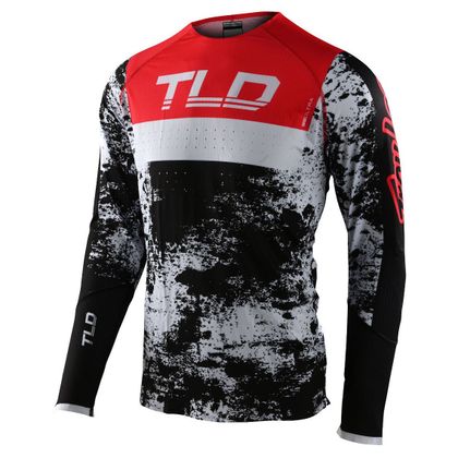 Camiseta de motocross TroyLee design SE ULTRA GRIME BLACK/ROCKET RED 2022 Ref : TRL0697 