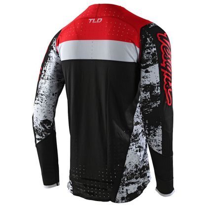 Camiseta de motocross TroyLee design SE ULTRA GRIME BLACK/ROCKET RED 2022