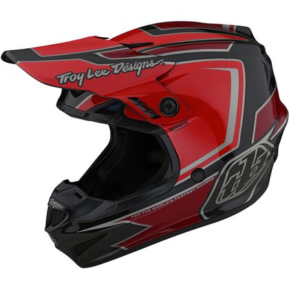 Casco de motocross TroyLee design GP POLYACRYLITE RITN RED 2022 Ref : TRL0786 
