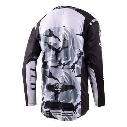 Camiseta de motocross TroyLee design GP PRO BLENDS YOUTH - Negro / Blanco