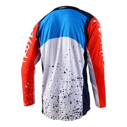 Camiseta de motocross TroyLee design GP PRO PARTICAL 2023 - Azul / Naranja