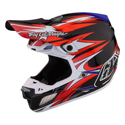 Casco de motocross TroyLee design SE5 ECE COMPOSITE INFERNO MIPS 2023 - Rojo Ref : TRL0913 