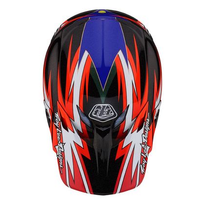 Casco de motocross TroyLee design SE5 ECE COMPOSITE INFERNO MIPS 2023 - Rojo