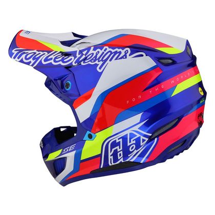 Casco de motocross TroyLee design SE5 ECE COMPOSITE OMEGA MIPS 2023 - Azul