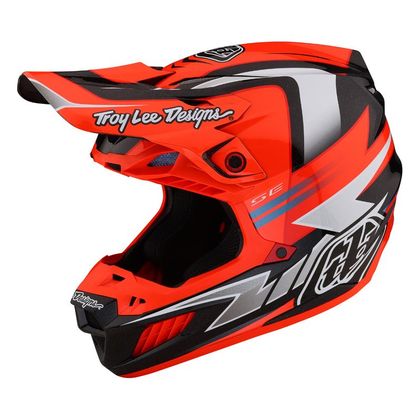 Casco de motocross TroyLee design SE5 ECE COMPOSITE SABER MIPS 2023 - Naranja Ref : TRL0912 