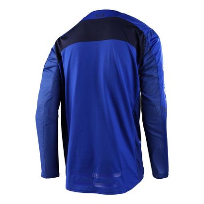 Camiseta de motocross TroyLee design SE PRO GRID 2023 - Azul / Azul