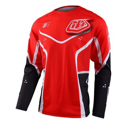 Camiseta de motocross TroyLee design GP PRO RADIAN YOUTH - Rojo / Blanco Ref : TRL0969 
