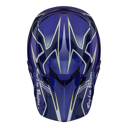 Casque cross TroyLee design SE4 POLYACRYLITE MATRIX MIPS YOUTH - Bleu