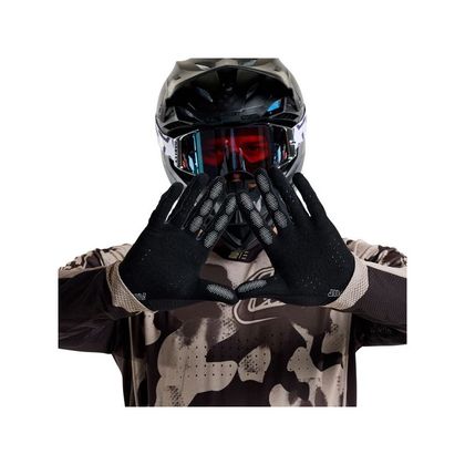 Gants cross TroyLee design AIR MONO 2025 - Noir