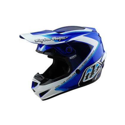 Casque cross TroyLee design GP SHUTTER 2025 - Bleu Ref : TRL1029 