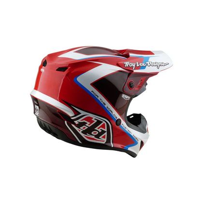 Casque cross TroyLee design GP SHUTTER 2025 - Noir / Rouge