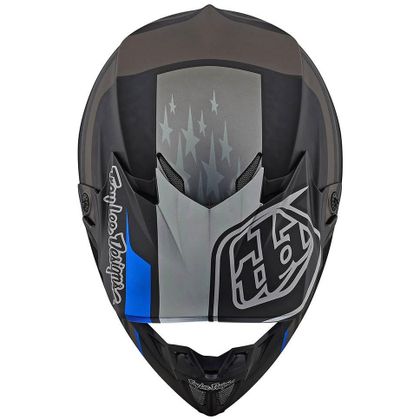 Casco de motocross TroyLee design SE4 CARBON W/MIPS - SPEED - BLACK GREY MATT 2020