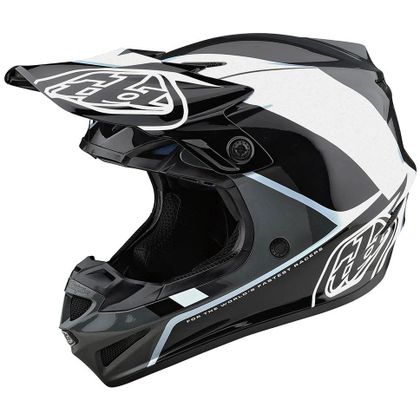 Casco de motocross TroyLee design SE4 POLYACRYLITE W/MIPS - BETA - SILVER 2020 Ref : TRL0480 