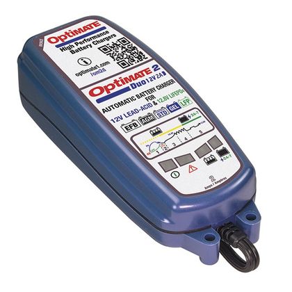 Caricabatterie Tecmate OPTIMATE 2 DUO TM550 universale Ref : TC0056 / TM550 