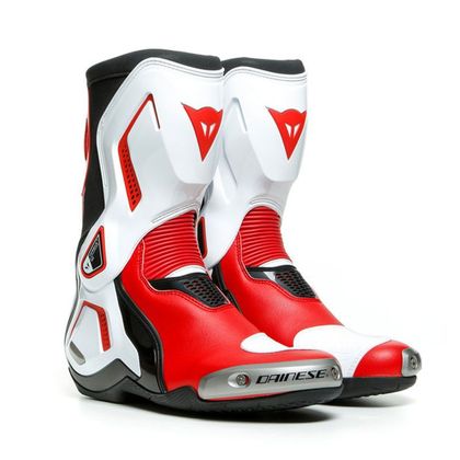 Bottes Dainese TORQUE 3 OUT - BLACK - Blanc / Rouge Ref : DN1667 