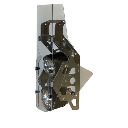 Motoboxer Halogen ECE Navigationsrunde - Grau