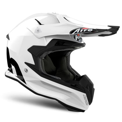 Casco de motocross Airoh TERMINATOR OPEN VISION COLOR WHITE GLOSS 2020