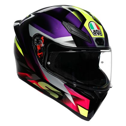 AGV K1 S - FASTLAP Integralhelm - Schwarz / Lila Ref : AG1103 