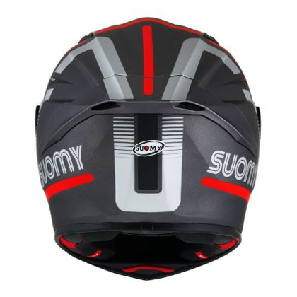 Casque Suomy TRACK-1 - NINETY SEVEN - Gris / Rouge
