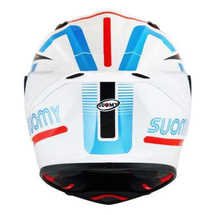 Casque Suomy TRACK-1 - NINETY SEVEN - Blanc / Rouge