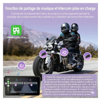 Ecran connecté Carpuride W602BS Pour support BMW - Carplay®/Android Auto™ - 6 pouces Universel