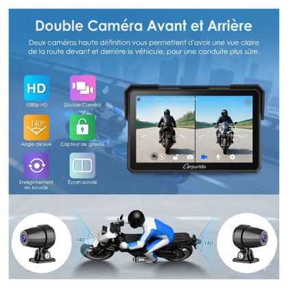 Ecran connecté Carpuride W702Plus - Carplay®/Android Auto™ - 7 pouces Universel