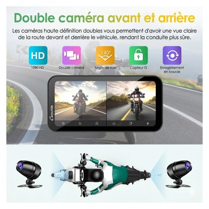 Ecran connecté Carpuride W603D+TPMS - Carplay®/Android Auto™ - 6 pouces Universel