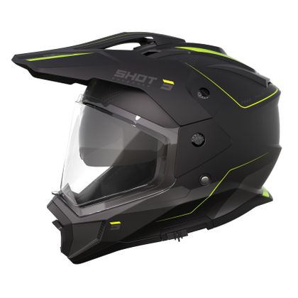 Shot TREK MAX VISION RALLY 2026 Cross-Helm - Schwarz / Gelb Ref : SO2938 