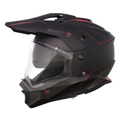Shot TREK MAX VISION RALLY 2026 Cross-Helm - Schwarz / Rot Ref : SO2939 