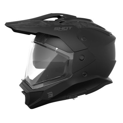 Shot TREK MAX VISION TACTIC Integralhelm - Schwarz Ref : SO3231 