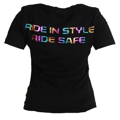 Trilobite Katchaba Ladies Short-sleeved T-Shirt - Black / Multicoloured