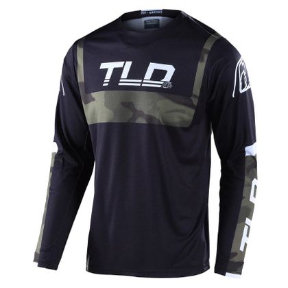 Camiseta de motocross TroyLee design GP BRAZEN CAMO ARMY GREEN 2022 Ref : TRL0841 