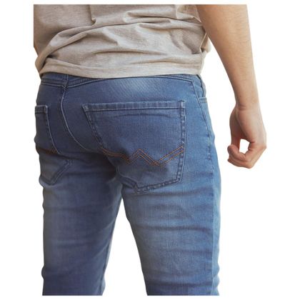 Jean Moto By City ROUTE II - Straight / Régular - Bleu