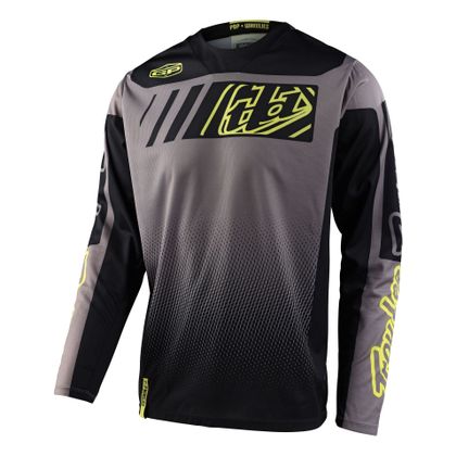 Camiseta de motocross TroyLee design GP ICON 2024 - Negro / Gris