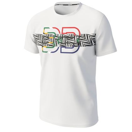 T-Shirt manches courtes Ixon TS2 BRAD BRINDER 24 - Blanc / Blanc Ref : IX2052 