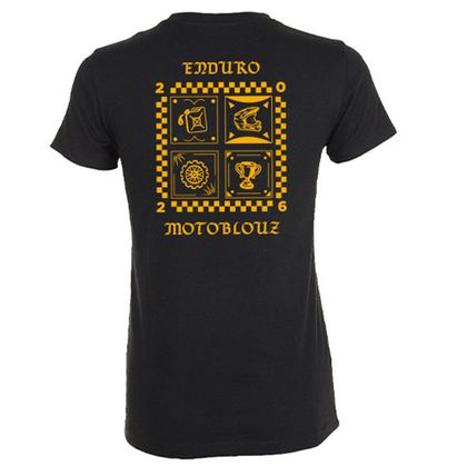 T-Shirt manches courtes Motoblouz ENDURO 2026 FEMME - Noir