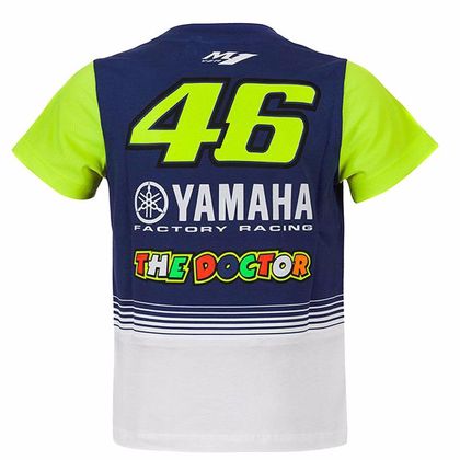 T-Shirt manches courtes VR 46 TEE SHIRT YAMAHA VR46 JUNIOR RACING BLUE