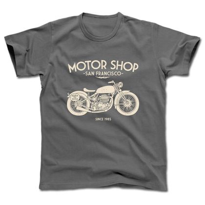 Camiseta de manga corta Harisson MOTOR SHOP - Gris