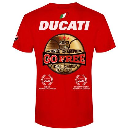 T-Shirt manches courtes Ducati BAGNAIA - Rouge
