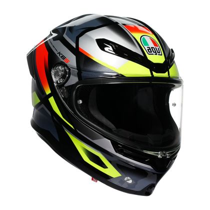 AGV K-6 S - ERAZER Helmet - Black / Red Ref : AG1089 