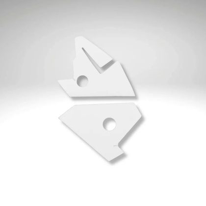 Grip de plaque latérale TVE Motorsports NR GRIP - Incolore