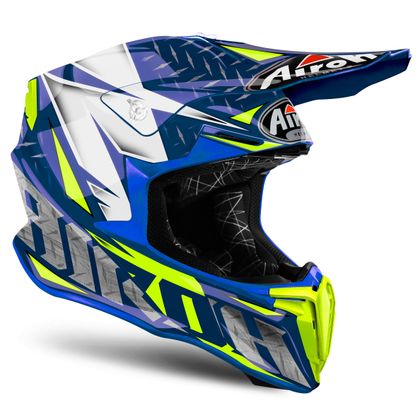 casque cross airoh twist 2.0 iron blue gloss 2020