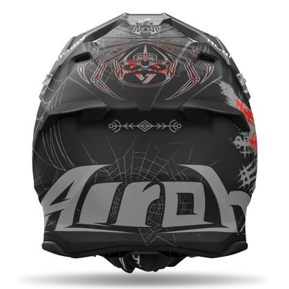 Casco de motocross Airoh TWIST 3 - ARCADE 2024 - Negro / Blanco