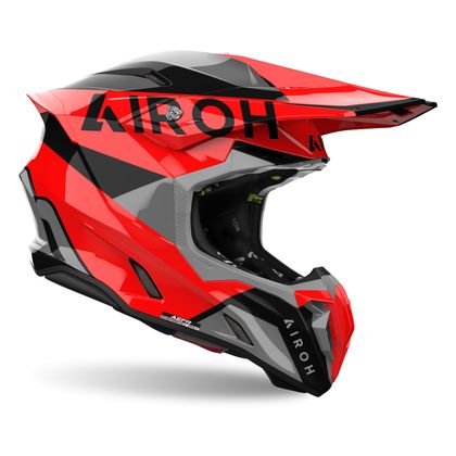 Casco de motocross Airoh TWIST 3 - KING 2024 - Rojo