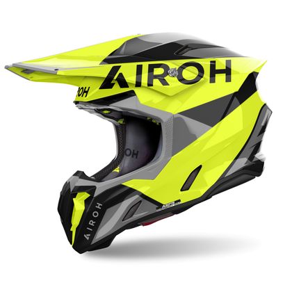 Casco de motocross Airoh TWIST 3 - KING 2024 - Amarillo Ref : AR1370 