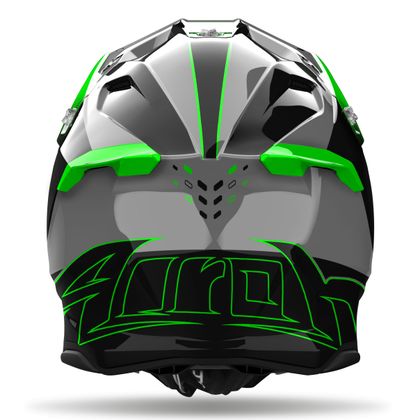 Casco de motocross Airoh TWIST 3 - SHARD 2024 - Negro / Verde