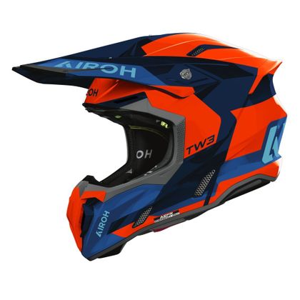 Airoh TWIST 3 - FANCY 2026 Cross-Helm - Blau / Orange Ref : AR1534 