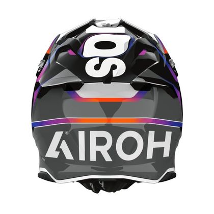 Casque cross Airoh TWIST 3 - HUSTLE 2026 - Noir / Violet